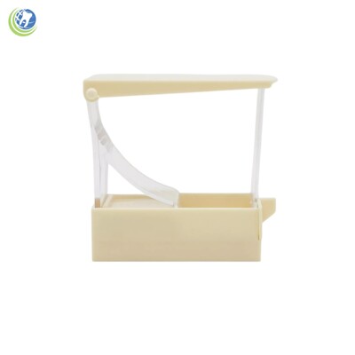 Dental Cotton Roll Dispenser Holder Organizer Deluxe with pull-out tray White