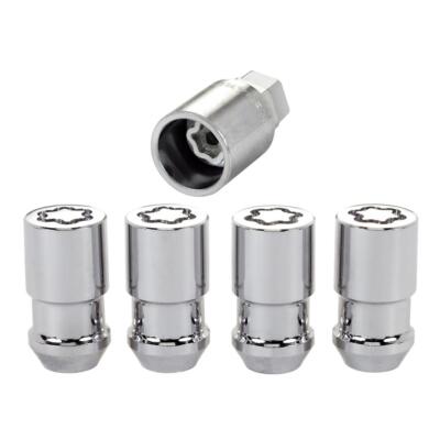 McGard 24198 Chrome Cone Seat Wheel Locks (1/2'' - 20 Thread Size) - Set of 4