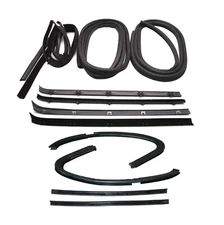 Weatherstrip Seal Kits, Inner/Outer Felts, Body, Glass Channels, Fits Chev, GMC,