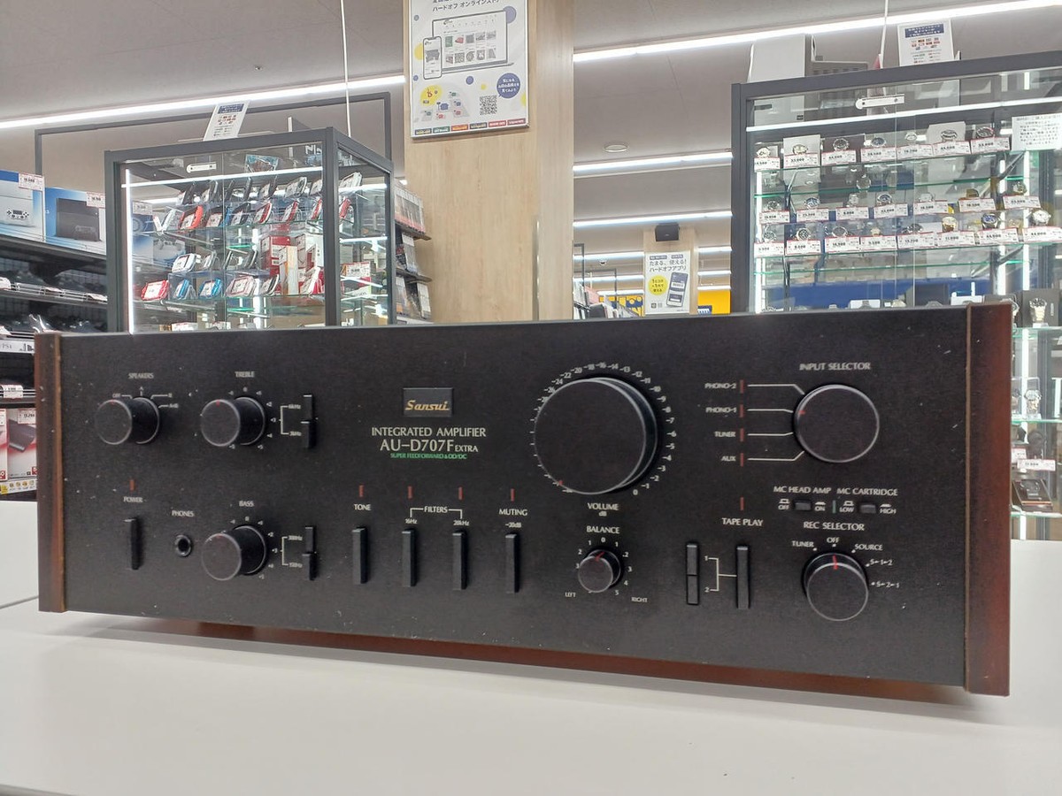 サンスイ　プリメインアンプ　AU-D707F EXTRA sansui サンスイ AU-D707F EXTRA プリメインアンプ