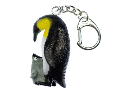 Penguin Keychain Emperor Penguin Penguin Family Parents Baby