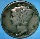 1940 D MERCURY DIME  90% SILVER