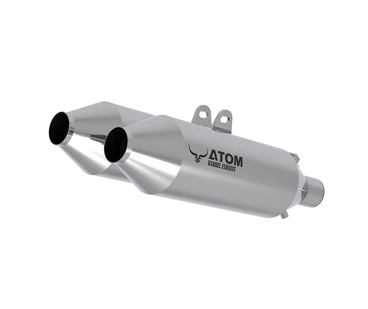 Barrel Exhaust Atom Silencer Fit For Royal Enfield Interceptor 650