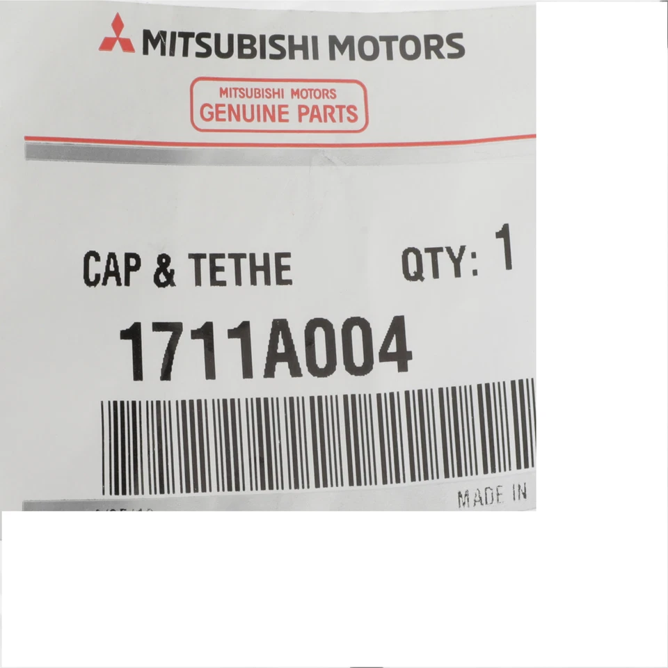 Cubierta de tapa de combustible de gasolina OEM 2004-2015 Mitsubishi Outlander Sport & Eclipse 1711A004 Foto 4 de 4