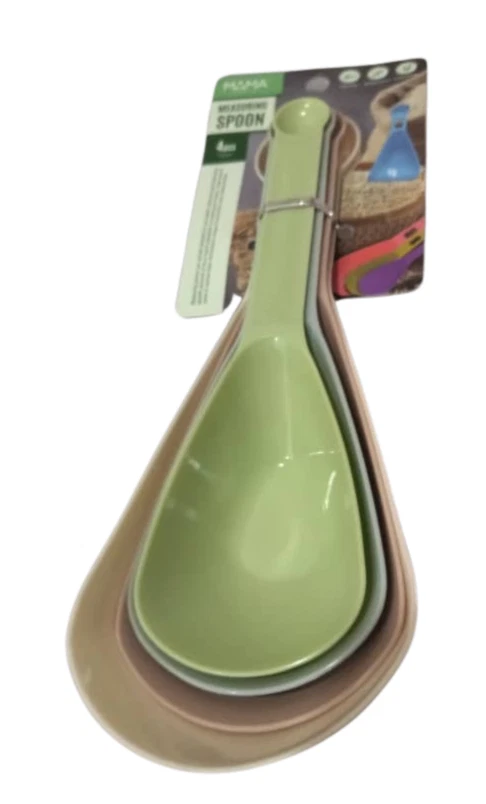 Measuring Spoon 4 pieces Dual Sided with leveler set of 4 colors FREE SHIPPING