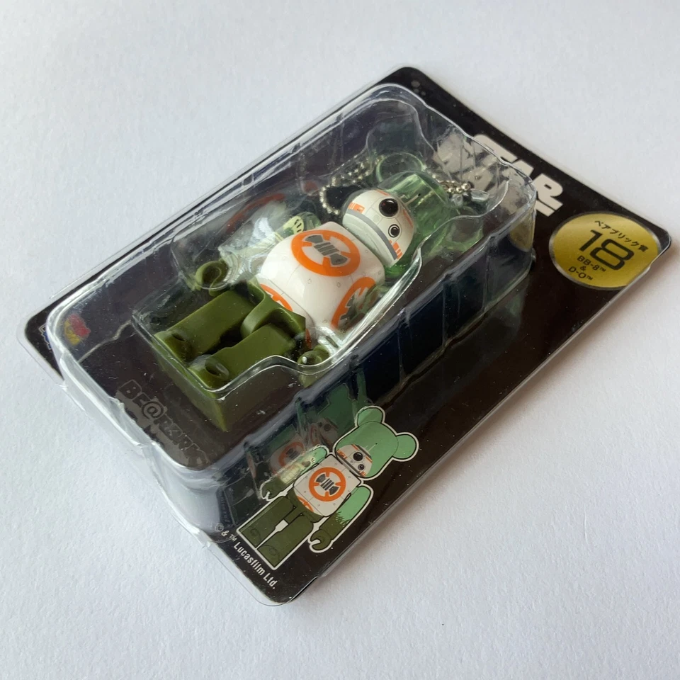 Figura Bearbrick Star Wars BB-8 & D-O #18 100 SIN USAR, EN CAJA, MEDICOM MINI HAPPY KUJI Foto 4 de 4