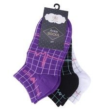 Sliced Peach Nurse Ankle Socks  3 Prints to Choose From  Medical EKG Sock