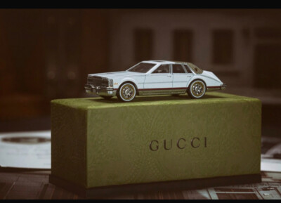 Cadillac Seville by Gucci in collaboration with Mattel, created by Hot Wheels
