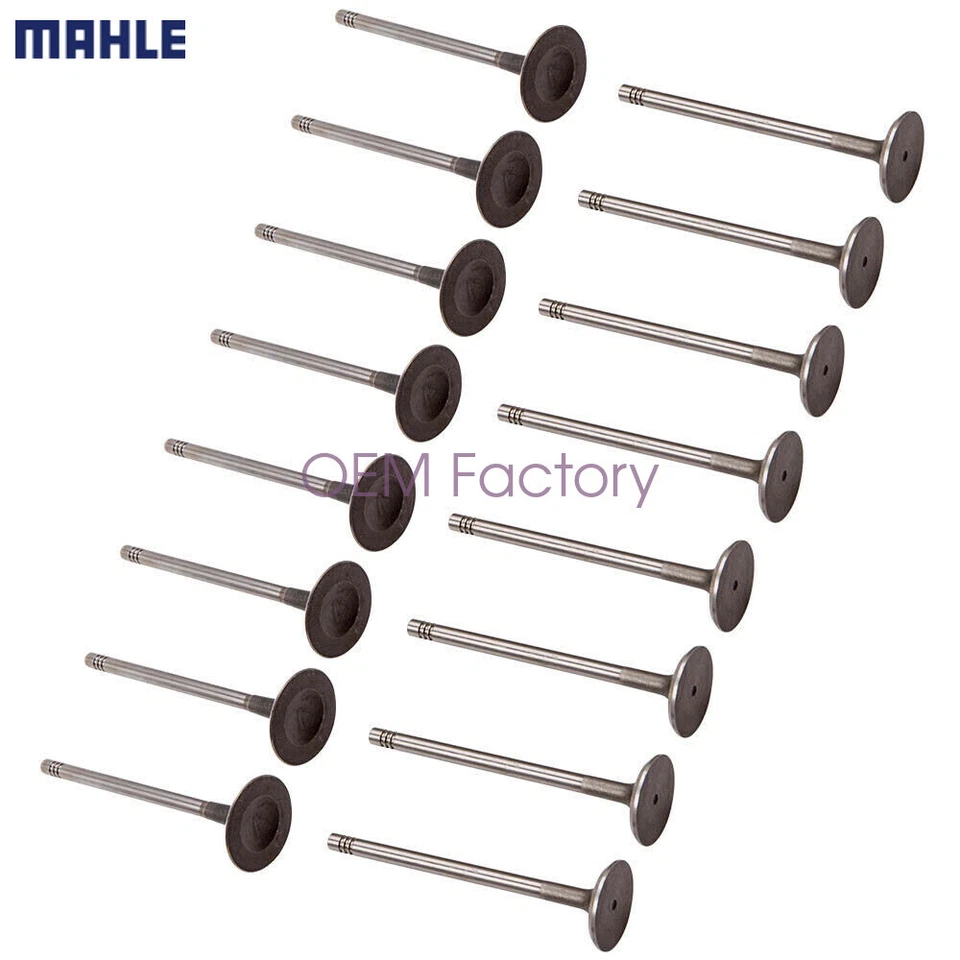 OEM Mahle Intake & Exhaust Valves and Valve guide Seal set for AUDI VW 2.0T 1.8T - Image 3 of 4