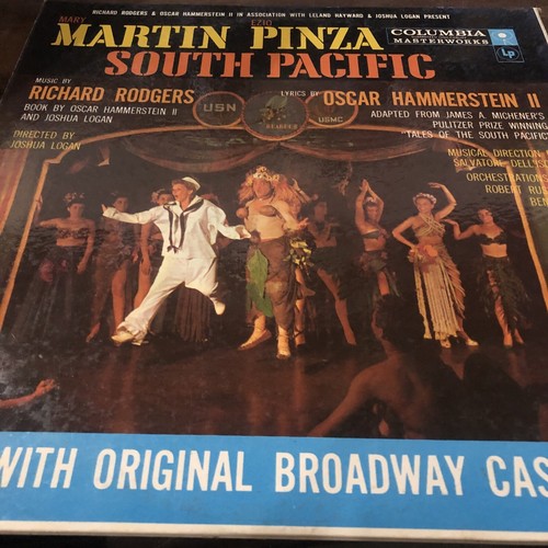 Martin Pinza South Pacific LP Vinyl Record/We Combine Ship - Picture 2 of 5