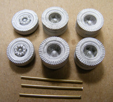  4 6 Hole Budd Wheel Sets 1/87 Scale  10 wheeler set 