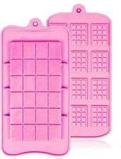 Homedge Break-Apart Chocolate, Set of Food Grade Non-Stick Silicone Mold