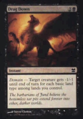Drag Down - Modern Masters: #80, Magic: The Gathering Nm R163