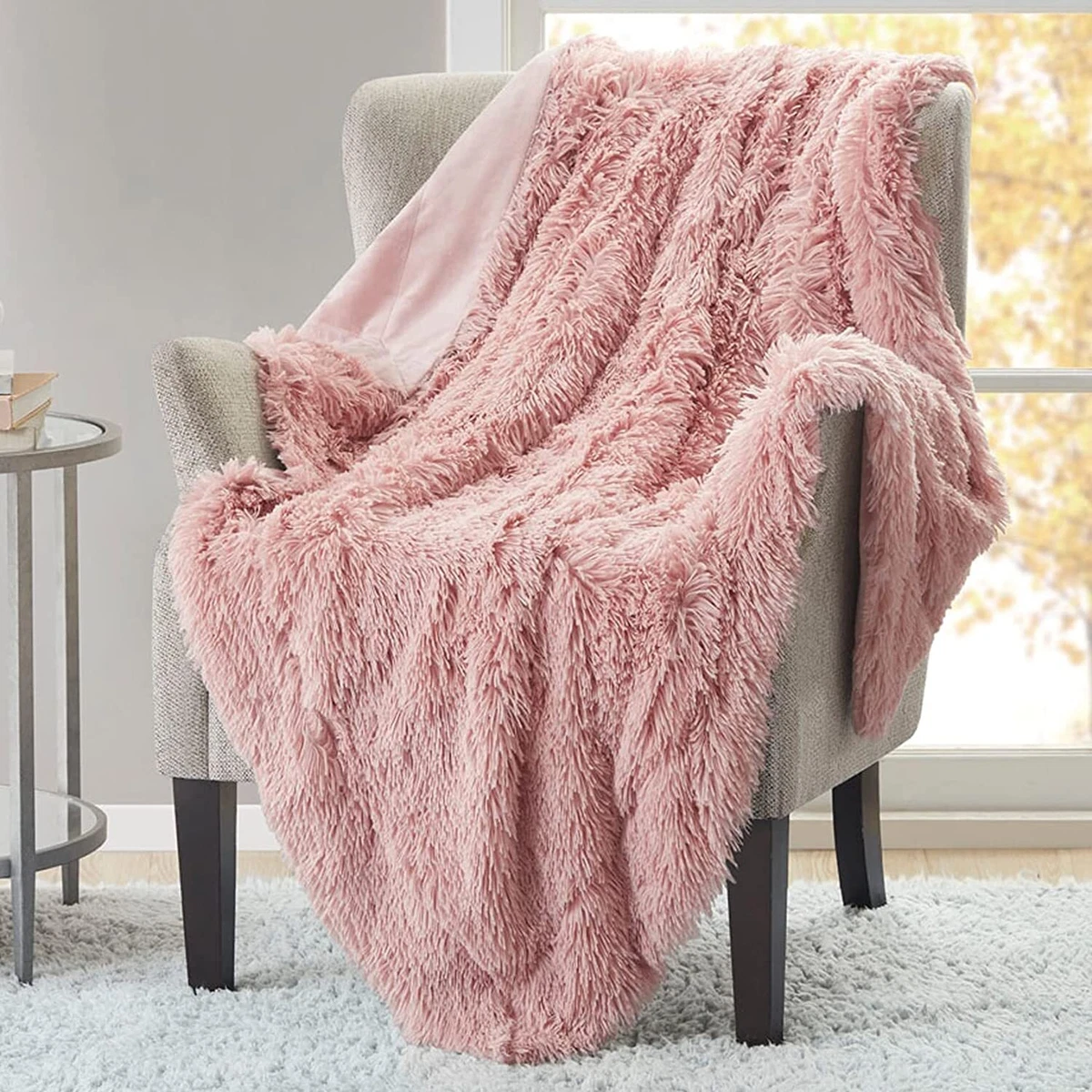 Soft pink blankets hot sale