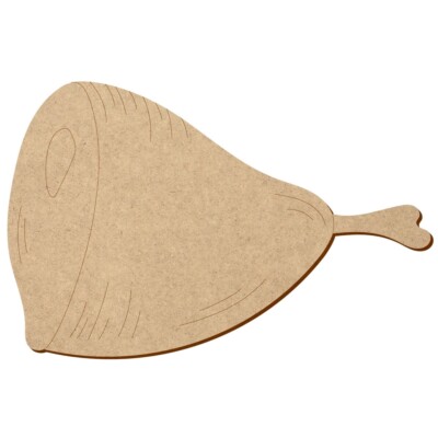 MDF Schweinshaxe - Deko Basteln 5-50 cm