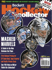 Beckett Hockey Collector Mar 2002 #137 Jeff Hackett Robert Esche Olaf Kolzig
