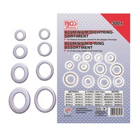 BGS-8143 Aluminium-Dichtring-Sortiment 300-Tlg.