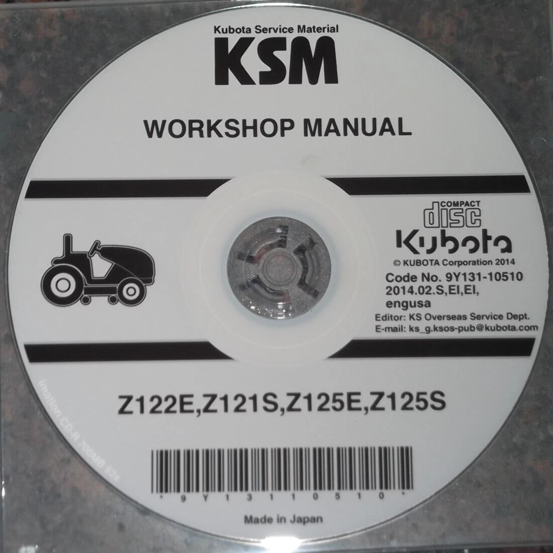 Kubota z125e hot sale