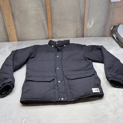 #ad North Face Down Jacket Mens Small Black Sierra 3.0 500 Fill Pack Winter Puffer $57.44
