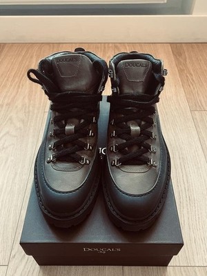 Men Doucal's Boots Khaki Leather 44