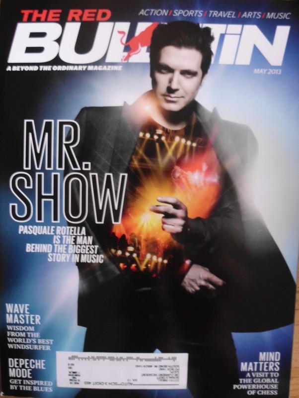 THE RED BULLETIN MAGAZINE MAY 2013 PASQUALE ROTELLA, DEPECHE MODE