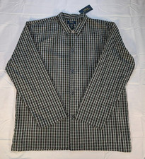 Polo Ralph Lauren Mens Sleepwear Shirt XL Plaid Button Front Pajama Top NWT