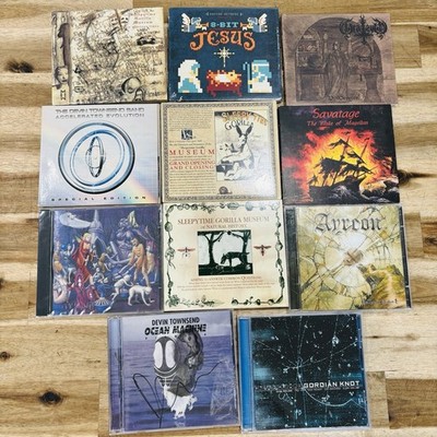 11 CD Lot Sleepytime Gorilla Museum Devin Townsend Gordian Knot Ocean Machine