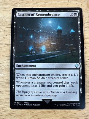 Bastion of Remembrance Regular Commander FINAL FANTASY MTG Magic the Gathering C