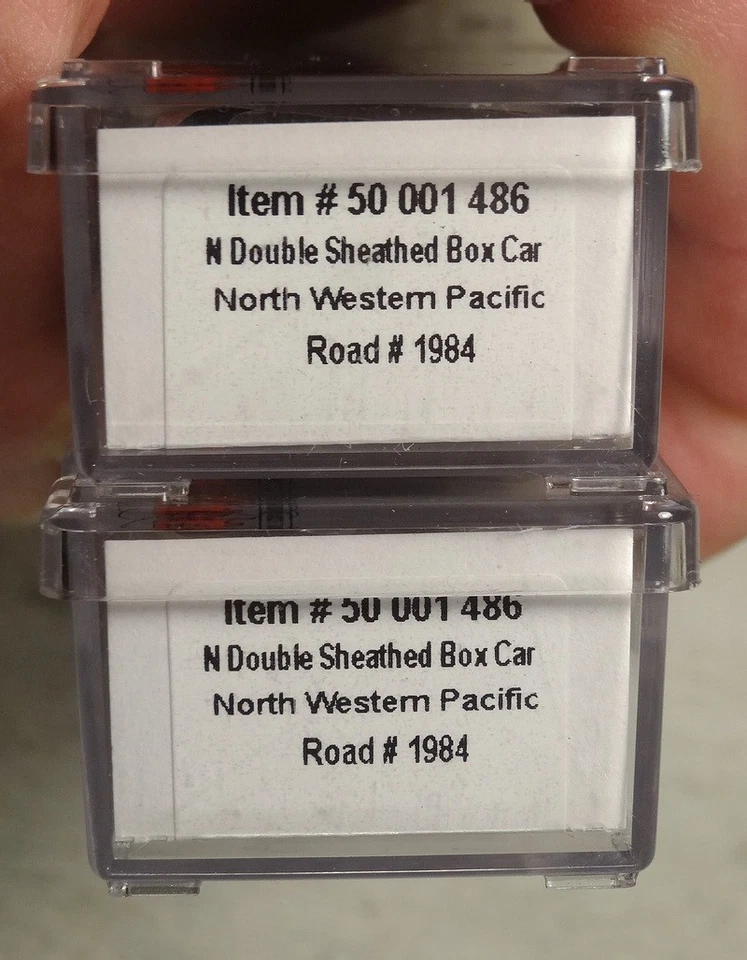 Northwestern Pacific 40' Dbl. Sheathed Wood Boxcar #1984, Atlas, NIB #2 - Image 3 of 4