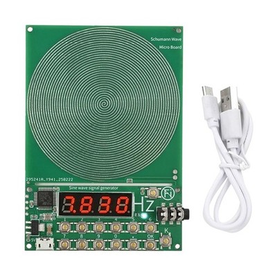 Schumann Frequenz Generator, Einstellbar 0.1Hz-100kHz, Display, USB, Naturres...