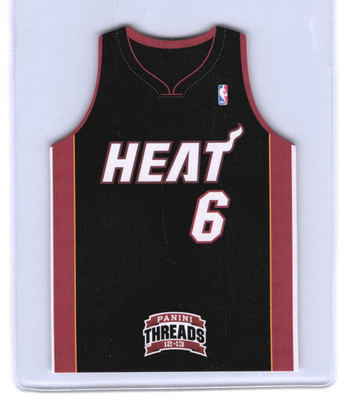 LeBRON JAMES 2012-13 Panini Threads - Team Threads Die-Cut #4