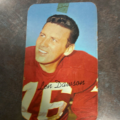 Len Dawson #4 1970 Topps Super card