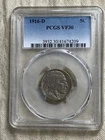 1916 D Buffalo Nickel 5c PCGS VF30 Very Fine Nice Circ Example Better Date