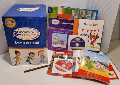 Hooked On Phonics Learn to Read Pre-k Thru 2nd Grade Levels 1-8 Incomplete Read