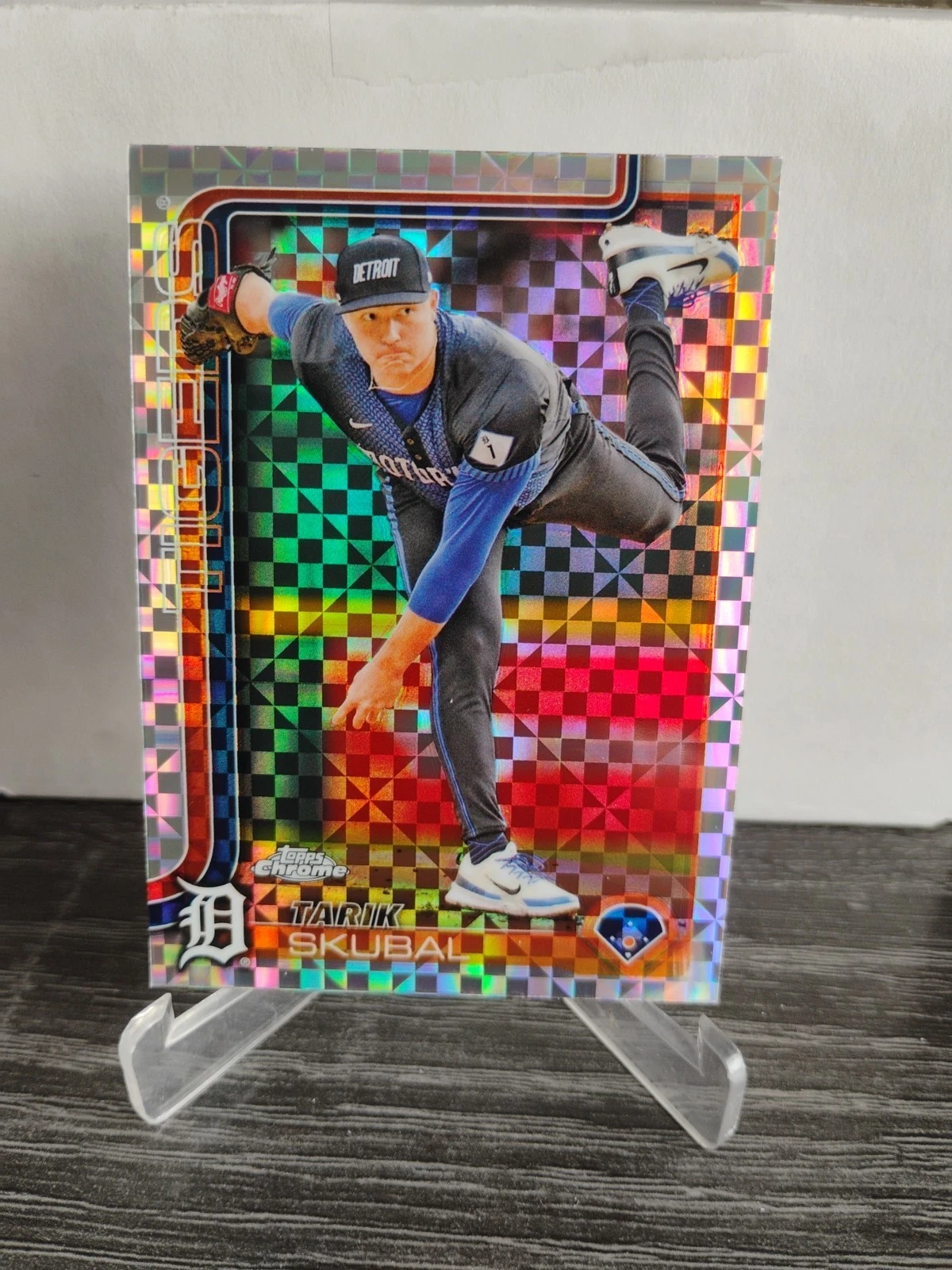 2025 topps chrome tarik skubal X-fractor