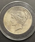 A 1925 S US Peace Silver Dollar Circulated With A Lot Of Detail