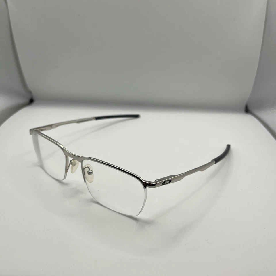 Oakley Eyeglasses OX3187-0353 Chrome Designer Frames Only Silver 53-18-137 - Image 3 of 4