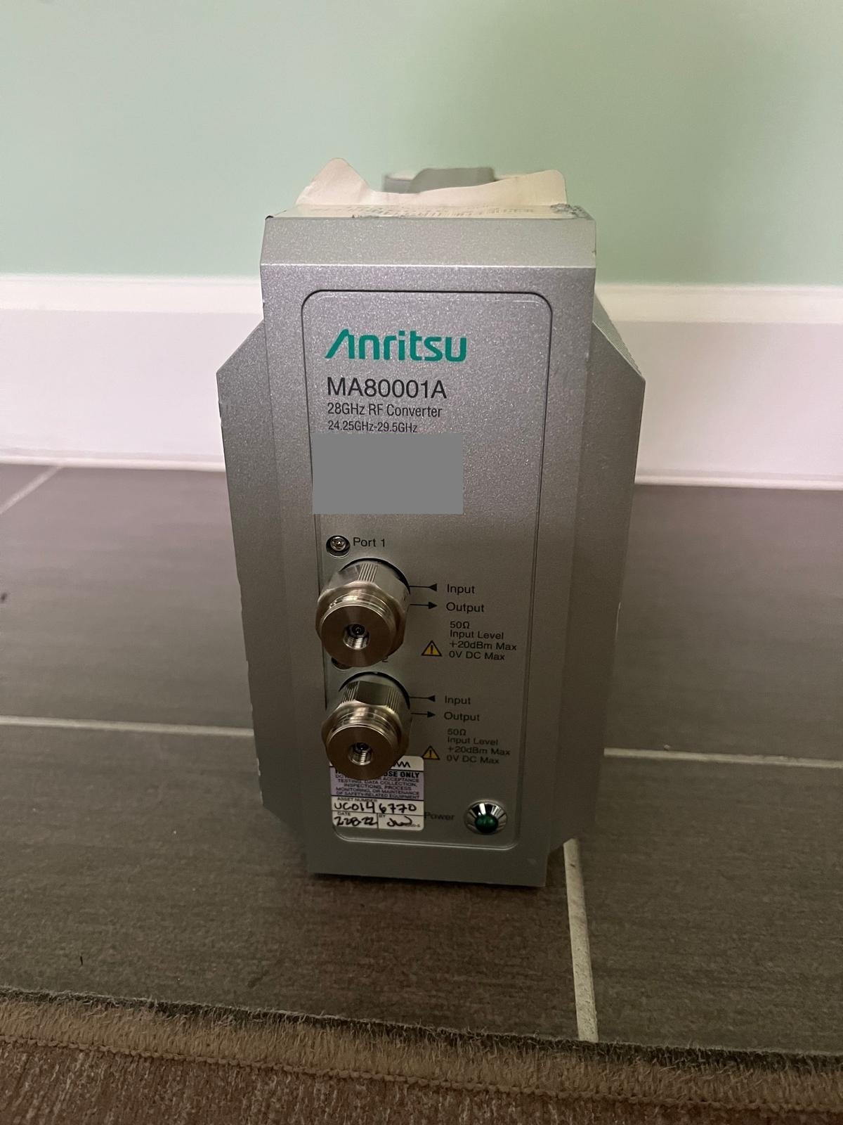 Anritsu MA80001A 28GHz RF Converter 24.25-29.5GHz 5GNR FR2