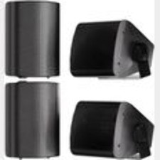 Wall Mount Speakers, Weather Resistant, 2 Pairs STUDIOFINIX 5.25 Inch 600W