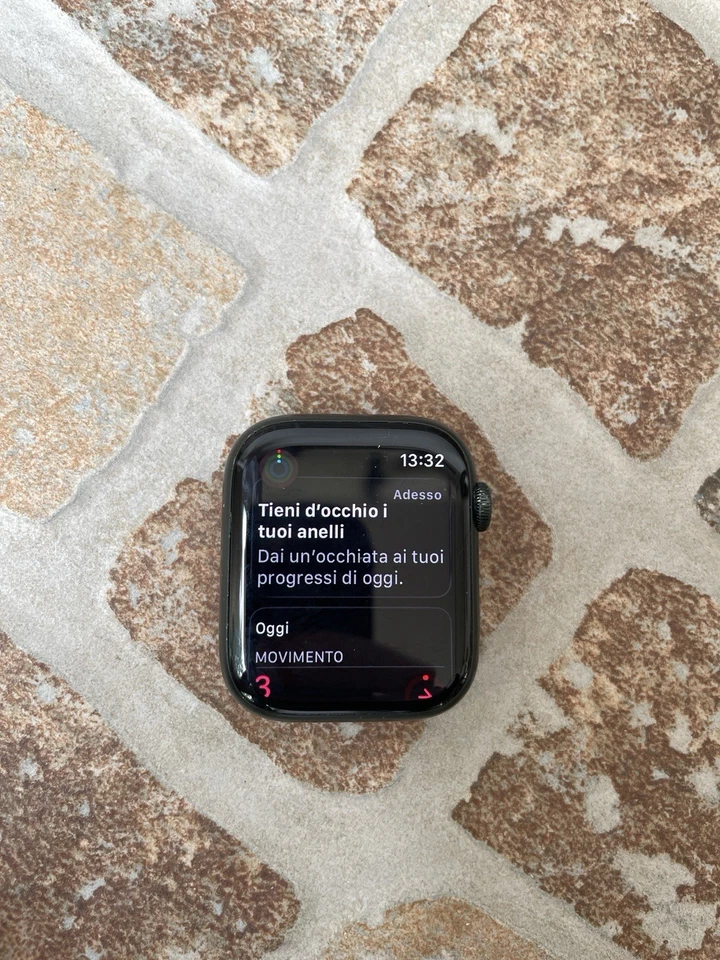 Apple Watch Series 7 GPS 45mm Cassa di Alluminio, Verde, Green - Immagine 3 di 4