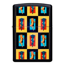 Gorgeous Retired Playboy Repeaating PINUP Zippo Lighter