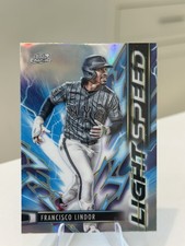 Francisco Lindor 2025 Topps Cosmic Chrome Light Speed Mets