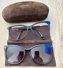 Tom Ford Damen TF8644A 001 mit Sonnenclip und...