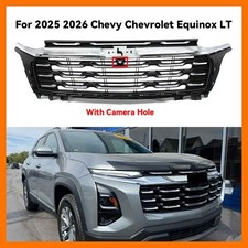 New Front Bumper Grille Chrome+Black For 2025...