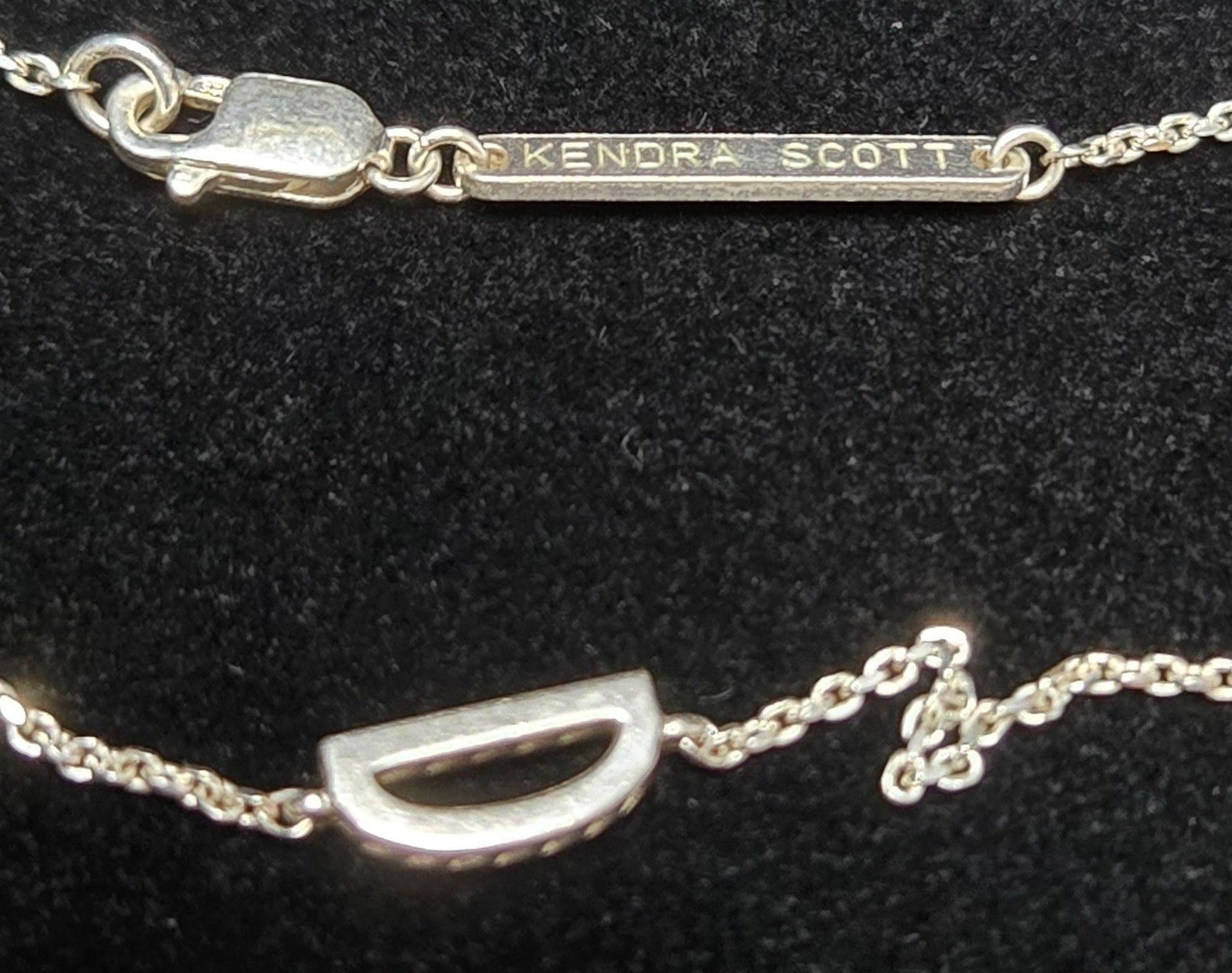 Kendra Scott Letter D Inline Initial Necklace Ste… - image 1