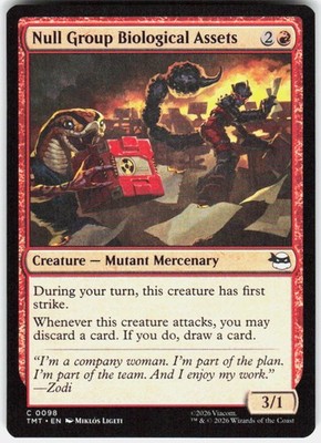 Null Group Biological Assets 98 Teenage Mutant Ninja Turtles Magic the Gathering