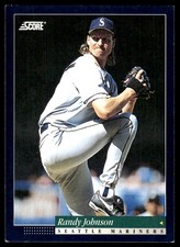 Randy Johnson 1994 Score #33 Mariners MLB READ FREE SHIPPING AutographDen