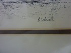 VNTG 1980 BICKNELL MAMA DUCK & 4 DUCKLINGS IN POND PRINT NUMBERED 75/200 — photo 8