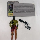Vtg GI Joe Darklon V1 ARAH Complete Action Figure Hasbro 1989 AW