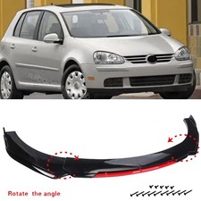 For Volkswagen Rabbit Front Bumper Chin Lip Splitter Diffuser Body Kit Blackred For Volkswagen Rabbit Front Bumper Chin Lip Splitter Diffuser Body Kit Blackred